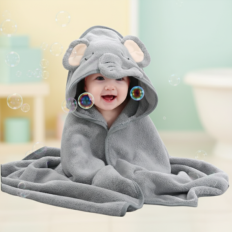 ZOO-WRAP BATH TOWEL | TOALLA DE ANIMALITOS